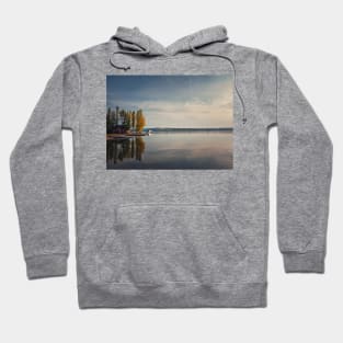 autumn on the riverside Hoodie